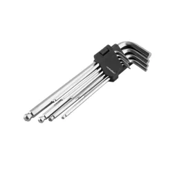 Komplet kluczy imbusowych extra długich 1.5-10.0mm 9szt