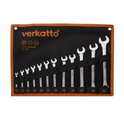 Komplet kluczy płasko-oczkowych 12szt