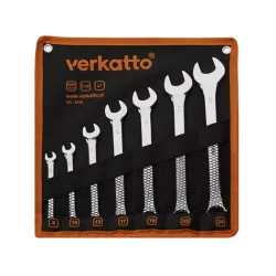 Komplet kluczy płasko-oczkowych 7szt