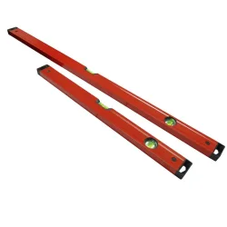 Poziomica 60cm 2 libelki czerwona Gepard