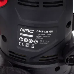 SZLIFIERKA MIMOŚRODOWA 450W, pręd obr 7000-14000 obr/min, amplituda oscylacji 0,8 mm NAC