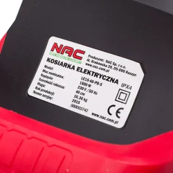 Kosiarka elektryczna 1800W 40cm kosz 40l LE18-40-PB-S NAC