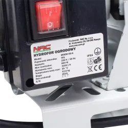 HYDROFOR 800 W ZBIORNIK 50 L,3200l/h, wys pompowania 40m,głęb ssania 8m, śred. odpływ 1" NAC