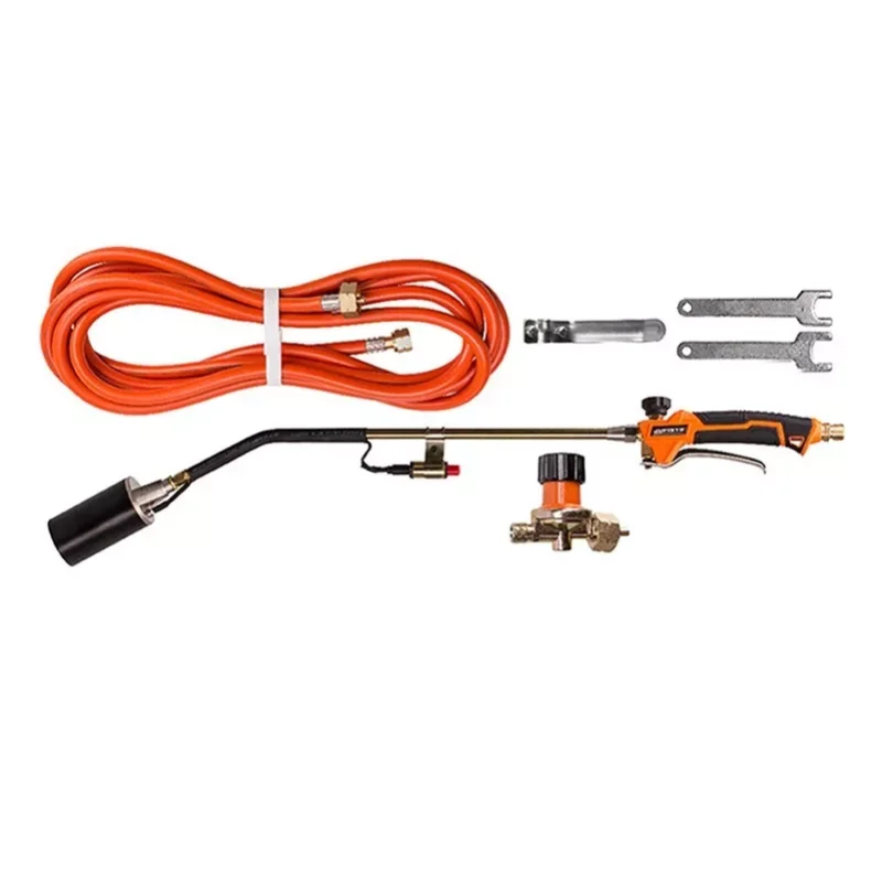 Palnik dekarski pojedyńcza dysza 60mm z piezo i reduktorem 0,5-4bar JUFISTO JU-GPL-2160