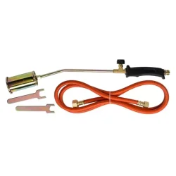 Palnik dekarski z pojedyńczą dyszą na gaz propan-butan, lanca 250mm, wąż 2m DR-PL-150 Drell