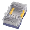 Zestaw 32 bitów i bitów-końcówek udarowych w kasecie modułowej Small Tough Case IRWIN