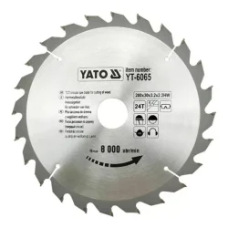 Tarcza widiowa do drewna 205x18x24z YT-6066 YATO
