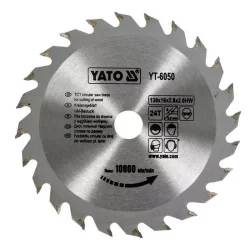 Tarcza widiowa do drewna 130x16x24T YT-6050  YATO