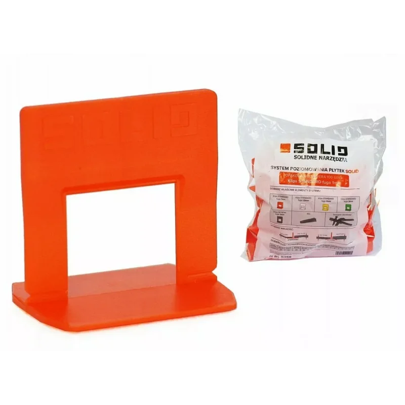 System poziomowania płytek - 100 klips 1mm/A.10 SOLID