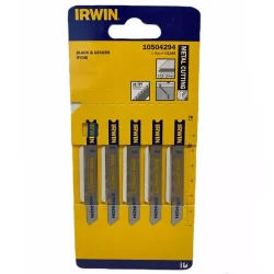 Brzeszczot do cięcia metalu HSS 70 mm/2 3/4", 36 zębów/cal, uchwyt U118G (5szt.) IRWIN