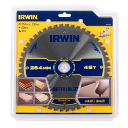 Piła tarczowa do drewna CONSTRUCTION 254mm/48T M IRWIN