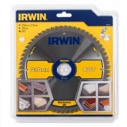 Piła tarczowa do różnych materiałów MULTI 210mm/60T IRWIN