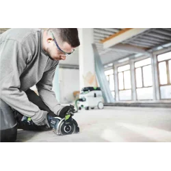 Akumulatorowy system cięcia z osprzętem diamentowym DSC-AGC 18-125 FH Li EB-Basic