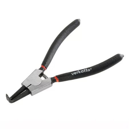 Szczypce do pierścieni osadczych, zewnętrzne wygięte 180mm