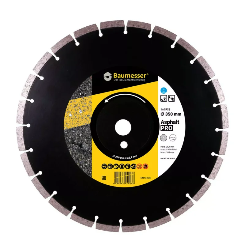Tarcza diamentowa tnąca 1A1RSS 350mm ASPHALT PRO DISTAR