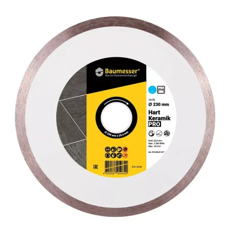 Tarcza diamentowa tnąca 1A1R 230mm HART KERAMIK PRO Baumesser DISTAR