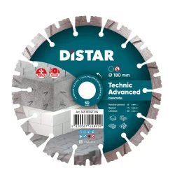 Tarcza diamentowa tnąca 1A1RSS 180mm TECHNIC ADVANCED DISTAR