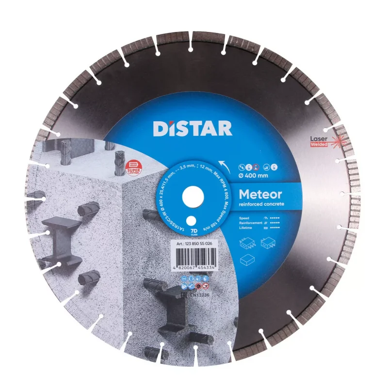 Tarcza diamentowa tnąca 1A1RSS 400mm METEOR DISTAR