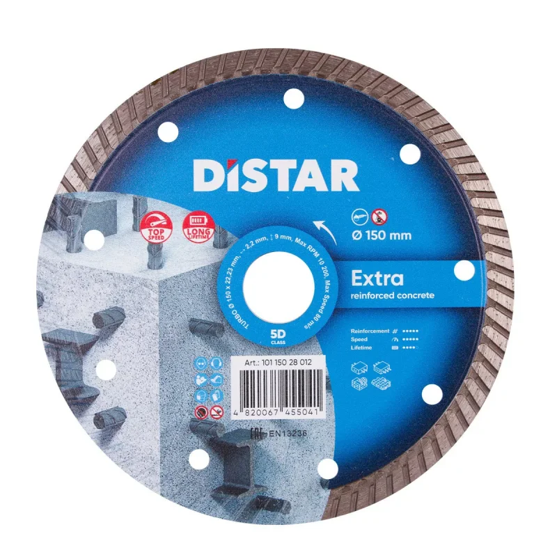 Tarcza diamentowa tnąca 1A1R Turbo 150mm EXTRA DISTAR
