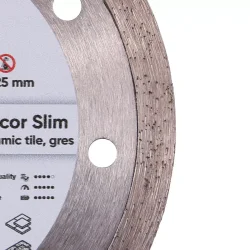 Tarcza diamentowa 1A1R 125x1,2x8x22,23 Decor Slim DISTAR