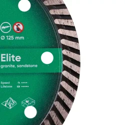 Tarcza diamentowa tnąca 1A1R Turbo 125mm ELITE DISTAR