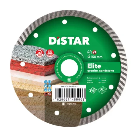 Tarcza diamentowa tnąca 1A1R Turbo 150mm ELITE DISTAR