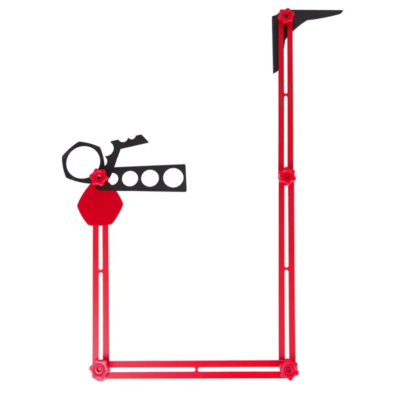 Szablon przymiar do otworów w płytce TileTEMPLATE XL MECHANIC DISTAR