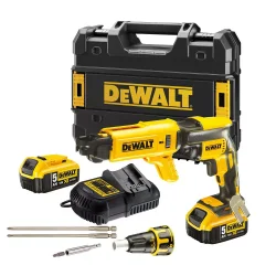 Wkrętarka do płyt G-K 18V XR 2x5Ah 1/4" sześciokąt 30/5Nm magazynek na wkręty TSTAK II DCF620P2K DeWALT