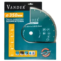 Tarcza diamentowa segmentowa 350mm VANDER
