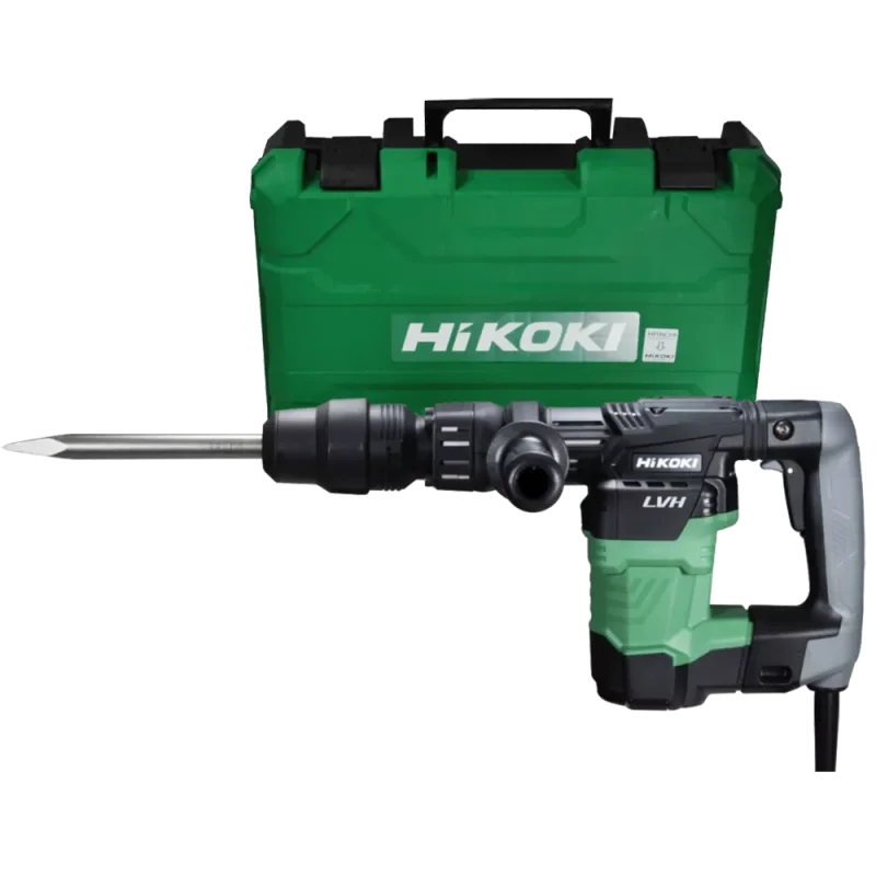 MŁOT Wyburzeniowy SDS-MAX H41MB2 WSZ , 950 W, 10J, 5,24 KG , 3000 udar/min  LVH - antywibracja w rękojeści, walizka HIKOKI