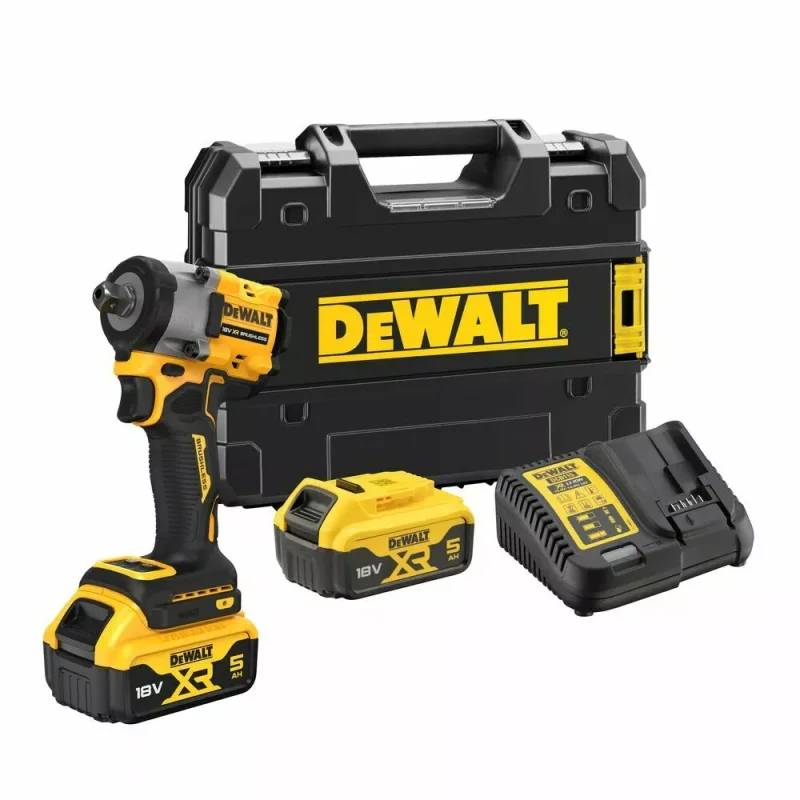 Klucz udarowy 18V XR 2x5Ah 1/2" 406/610Nm TSTAK DCF922P2T-QW DeWalt