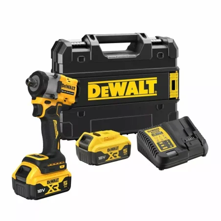 Klucz udarowy 18V XR 2x5Ah 1/2" 406/610Nm TSTAK DCF922P2T-QW DeWalt