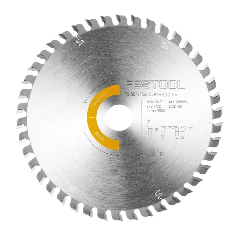 Piła tarczowa   HW 160x1,8x20 WD42 FESTOOL