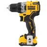 Wiertarko-wkrętarka 12V XR 2x2Ah z silnikiem bezszczotkowym TSTAK DCD701D2 DeWALT