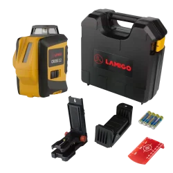 Samopoziomujący laser liniowy CROSS 3.2 w walizce z osprzętem podstawowym