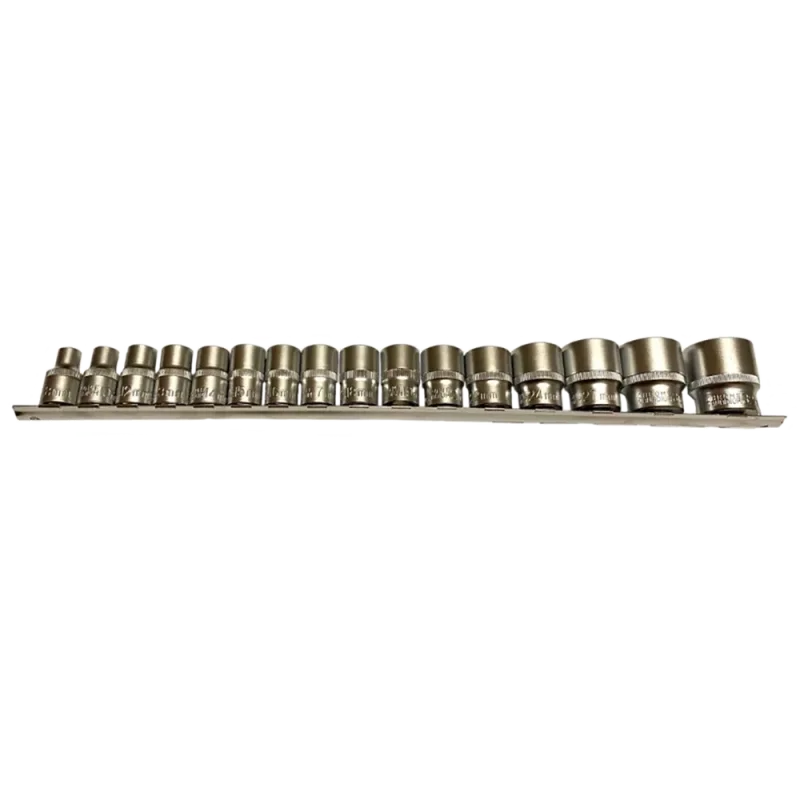 Nasadki SPLINE 1/2"-16szt 8-32mm SILVER