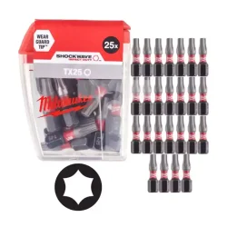 Bit Shockwave CDTX25 25mm-25szt. Milwaukee
