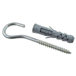 KOŁEK ROZPOROWY Z HAKIEM SUFITOWYM 8X4,5X50