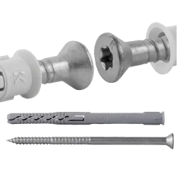 KOŁEK RAMOWY ROZPOROWY Z ŁBEM STOŻKOWYM 10X140S