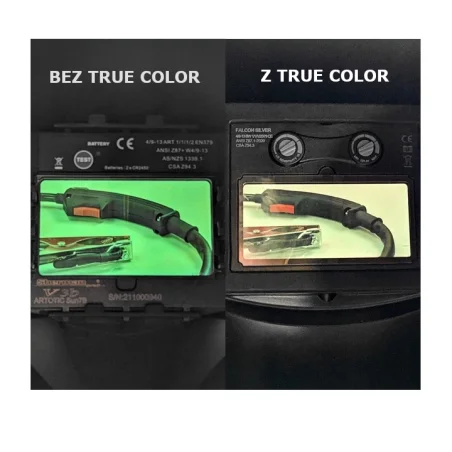 Przyłbica automatyczna TRUE COLOR FALCON BLACK