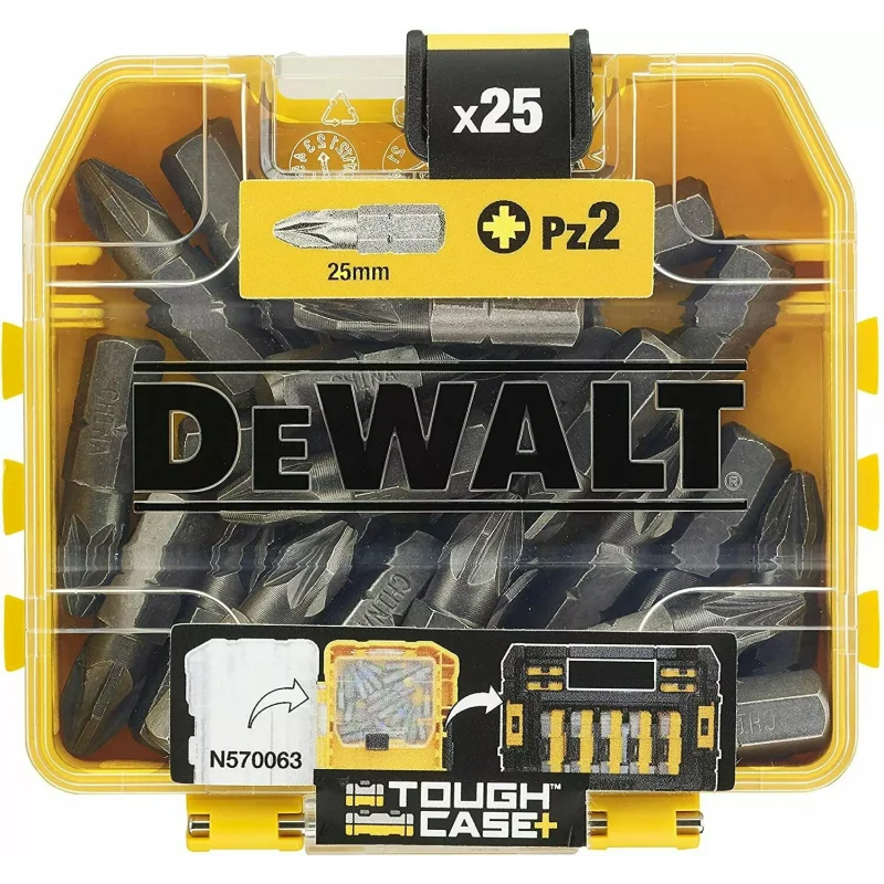 Zestaw bitów PZ2 25mm (25szt) DeWALT