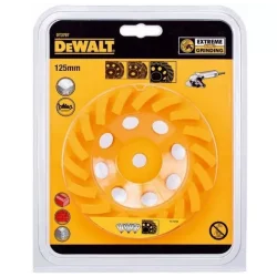 Tarcza diamentow garnkowa EXTREME® 125 / M14, wysokość segmentu 6,0 mm, segment turbo DEWALT