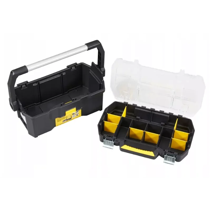 SKRZYNIA NARZĘDZIOWA 19" Z ORGANIZEREM STANLEY®