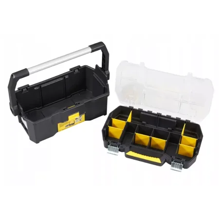 SKRZYNIA NARZĘDZIOWA 19" Z ORGANIZEREM STANLEY®