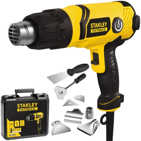 Opalarka 2000W, temp: 50-450°C/70-600°C, przepływ pow. 300-550l/min, kufer