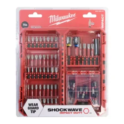 Zestaw bitów udarowych SHOCKWAVE™ Impact Duty XL Box  (TX) 75 szt. Milwaukee