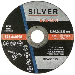 Tarcza do metalu 125 x 1,2 mm SILVER 10111