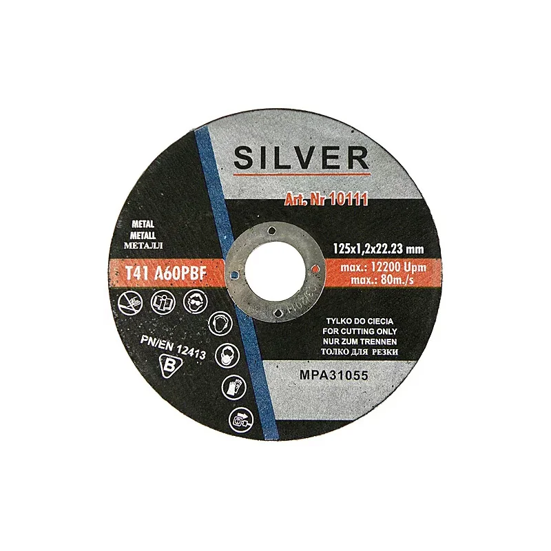 Tarcza do metalu 125 x 1,2 mm SILVER 10111