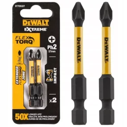 Końcówki wkrętarskie EXTREME IMPACT® Torsion PH2/50 mm (opak. 2 szt.) DEWALT