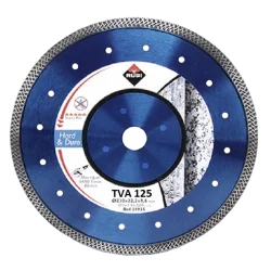 Tarcza diamentowa do materiałów twardych Turbo Viper (TVA)  125 SUPERPRO 31933 RUBI